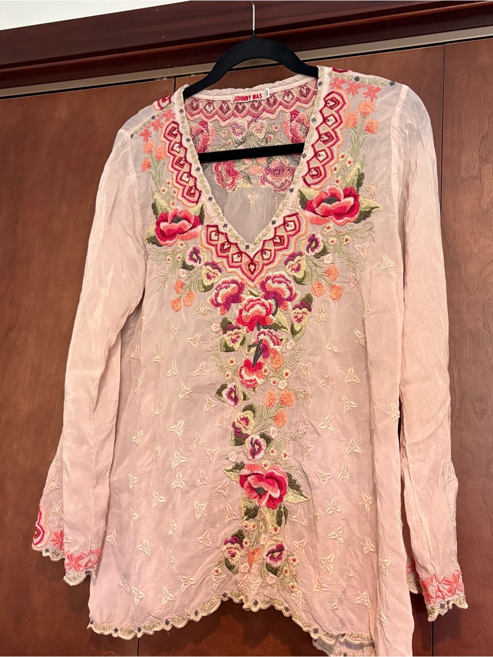 Johnny Was Women's Christabella Embroidered Blouse Size Medium - Picture 3 of 6